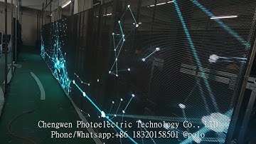 ChengWen transparent led screen P3.91-7.82