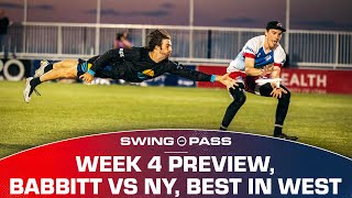Swing Pass: Week 4 preview, Babbitt + Boston face NY, Salt Lake vs Colorado for best in the West