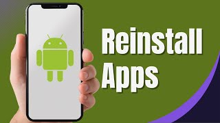 How to Reinstall App on Android | Restore deleted apps (2024)