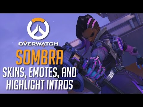 Every Sombra Skin, Emote, And Highlight Intro
