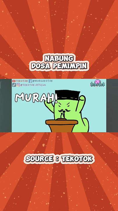 Nabung Dosa Pemimpin @Tekotok #tekotok #fyi #memes #fyshorts