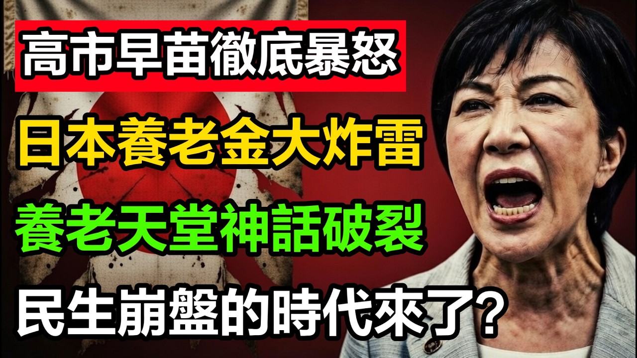 日本老齡依賴比破55%養老金炸雷？表面長壽領先實際民生崩盤：發達國家隱藏危機暴露！