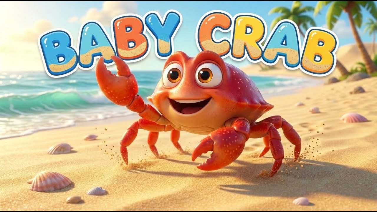 Baby Crab 🦀 Doo Doo Doo | Kids Ocean Song | Baby Shark Style