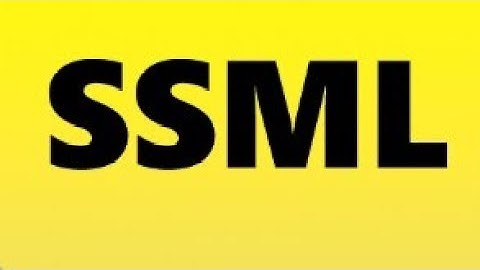 Speech Synthesis Markup Language #snsinstitutions #snsdesignthinkers #designthinking