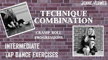TAP DANCE TUTORIAL - CRAMP ROLL PROGRESSION - Intermediate Technique Exercise
