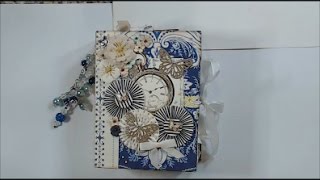 Vintage Style Blue Junk Journal/Journal Share *SOLD*