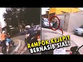 MENGERIKAN ! Aksi Kejar R4mpok Berakhir Kejepit Pagar, Auto Menangis