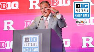 The Next Step for Rutgers: Greg Schiano’s Media Day Preview | 2026 Big Ten Football Media Days