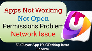 How to Fix Ult Player App Not Working | Not Open | Space Issue