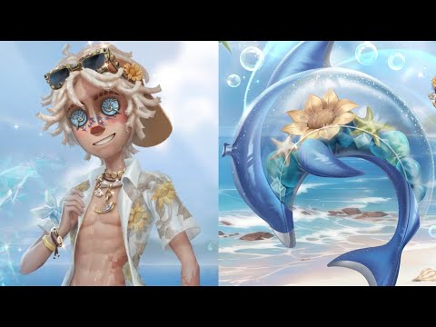 第五人格 IdentityV 探鉱者 サマーダイブ CP29 グッズセット 探鉱者UR衣装パックの三面図公開！探鉱者UR衣装『サマーフリスビー』と