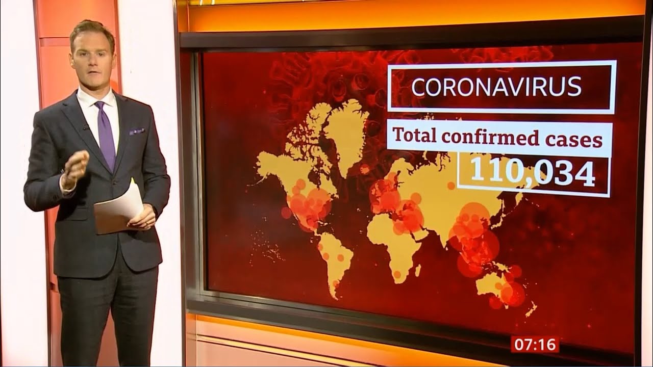 Coronavirus (Covid-19) update headlines (Global) - - BBC News - 9th March 2020