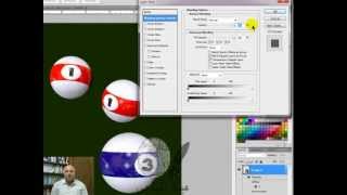 Mega Academy Adobe Photoshop Tutorial, 3D Billiard Balls.