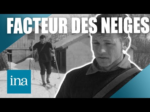 1965 : dans les Vosges, le facteur fait sa tournée à ski ⛷️ | INA Officiel