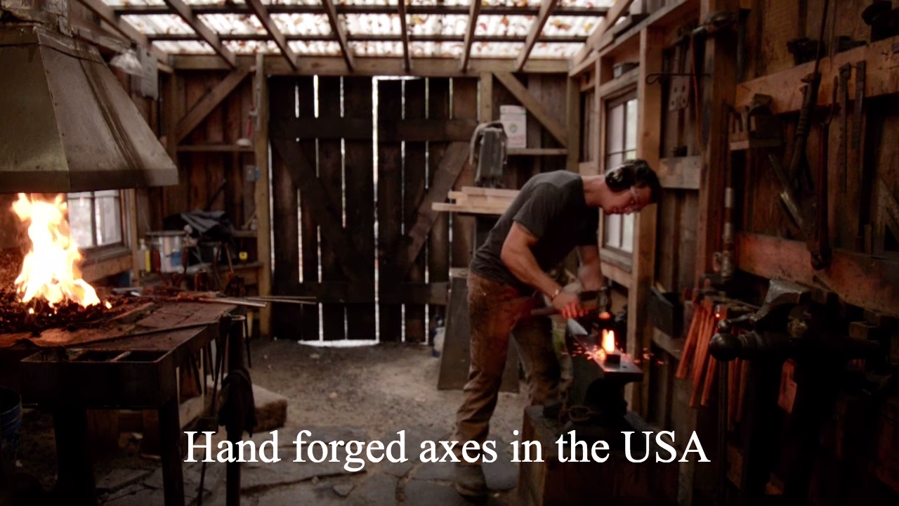 Forging a Trapper's Hatchet by Hoffman Blacksmithing