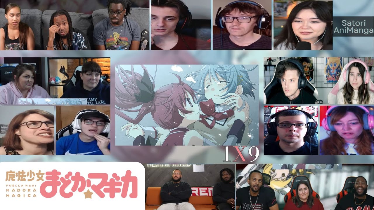 Puella Magi Madoka Magica Episode 9 Reaction Mashup