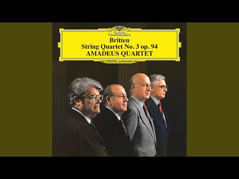 Britten: String Quartet No. 3, Op. 94: V. Recit. and Passacaglia (La Serenissima). Slow (Live)