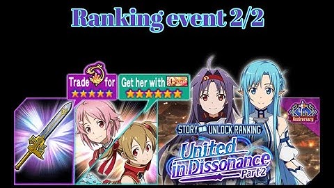 United in Dissonance part 2 RE 2 out of 2 Days || sword art online memory defrag (saomd)