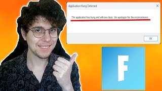 How To Fix Application Hang Detected Error In Fortnite