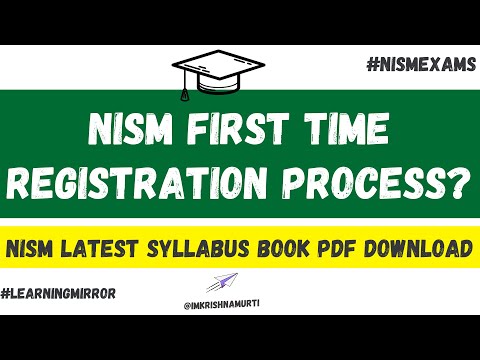 First Time Students NISM Exam Registration | How to Register for NISM Exams Online | NISM Exams