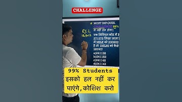 99% Students इसको हल नहीं कर पाएंगे,कोशिश करो #reasoningbyhiteshsir #shorttrick
