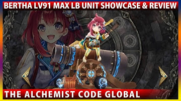 Bertha Job+ Melodious Gunner Lv91 Max LB Unit Showcase & Review (TAC)