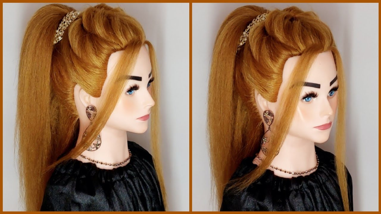 Amazing Stylish Pop Out Unicorn Hairstyle For Girls || High Ponytail Hairstyle Step By Step