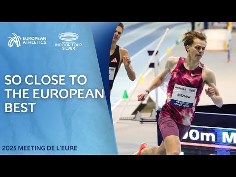 Second FASTEST European indoor 600m in history! π₯ Yanis Meziane π«π· wins in Metz