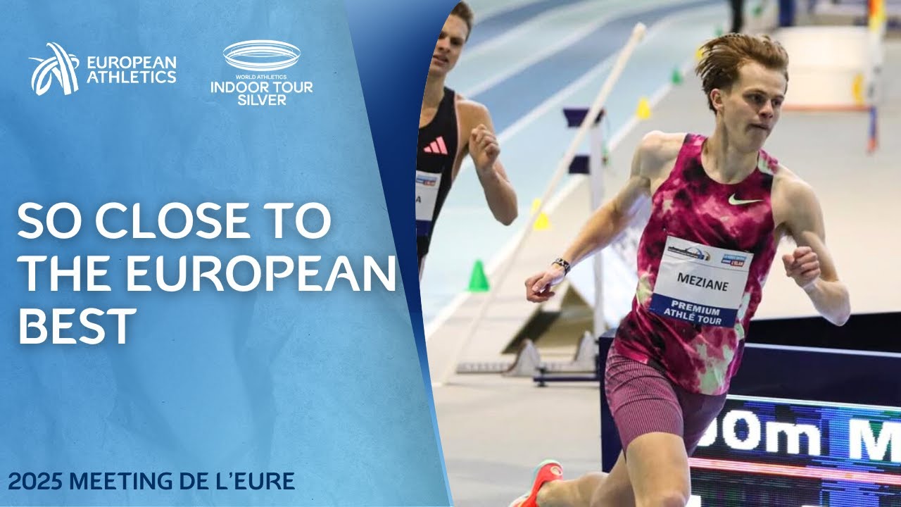 Second FASTEST European indoor 600m in history! 🔥 Yanis Meziane 🇫🇷 wins in Metz