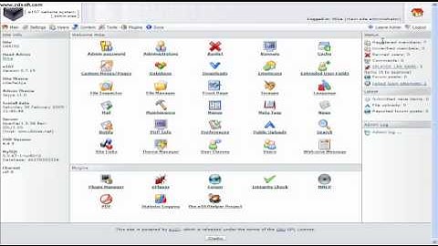 e107 administration intro