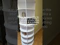 Say goodbye to messy closets with this 360-degree rotating shoe rack that keeps every pair perfectly
