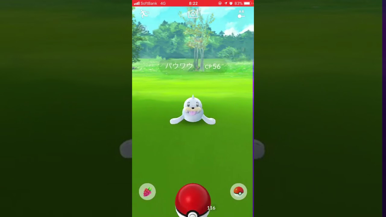 ポケモンgo初ゲット パウワウ Youtube