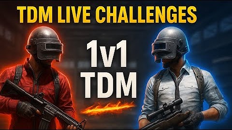 TDM Live Challenges | 1v1 TDM Custom Rooms | bgmi live custom room #bgmi #bgmigameplay #tdm
