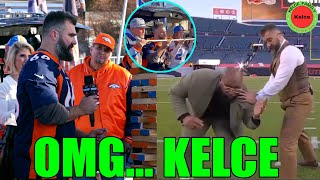 OMG! Jason Kelce in Denver Broncos jersey rocks Tailgate party with Broncos fans