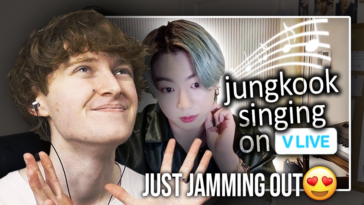 ПРОСТО ОТРЫВАЮСЬ! (Чонгук поёт песни во время своего VLive | Реакция/Обзор)