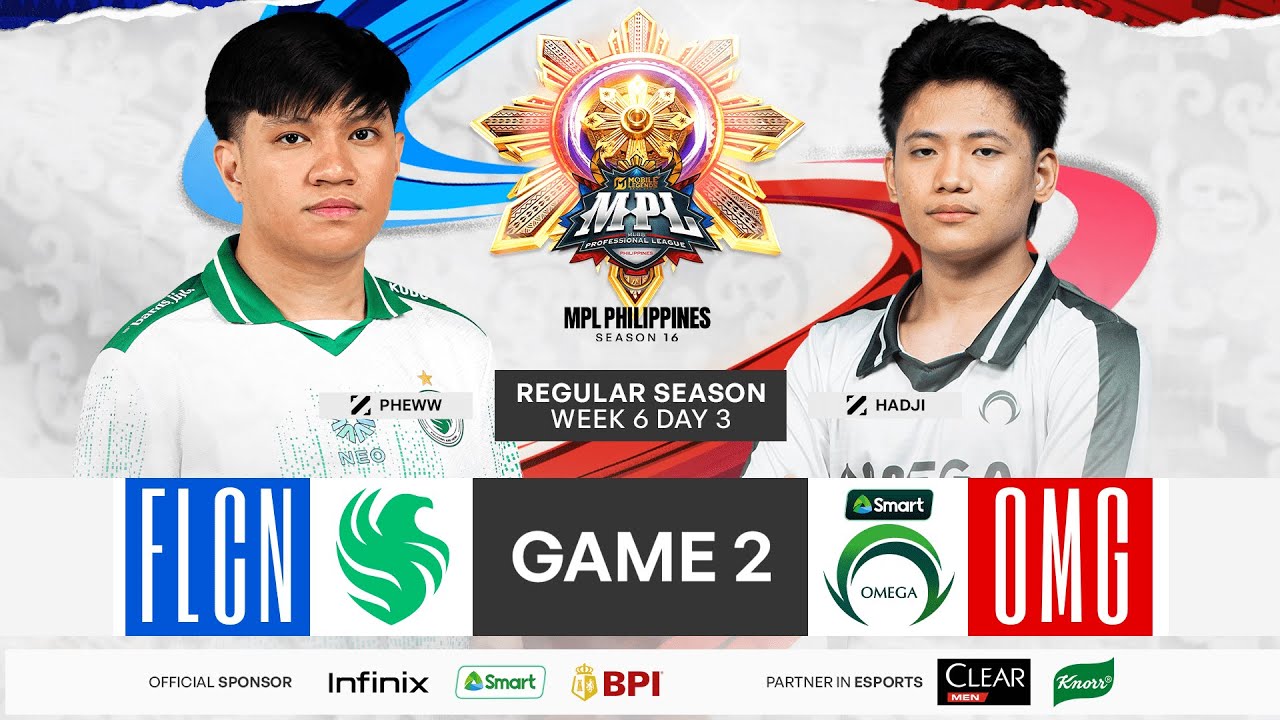 MPL PH S16 - W6D3 - FLCN VS OMG ИГРА 2