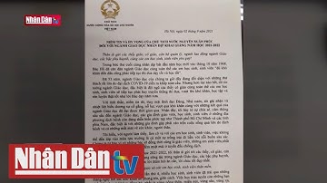 Thư của Chủ tịch nước nhân dịp khai giảng năm học mới