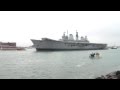 HMS Ark Royal Leaving Portsmouth May 20th 2013