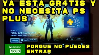 PUBG GR4TIS EN PS4, XBOX, PC / FREE TO PLAY / PORQUE NO PUEDO JUGAR AUN