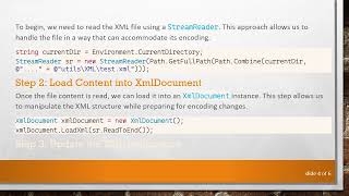How to Convert an XML File from ANSI to UTF-8 Encoding in C#