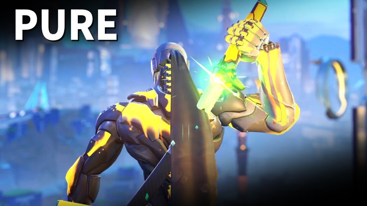 Genji - Overwatch Gameplay (No Commentary) [4K/60fps] - YouTube