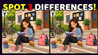 Spot 3 Differences 🧠 | Find the Difference Challenge | Test Your Brain & Sharp Eyes