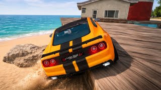 Mustang GT Goes WRONG |  Impossible City Crash Driving Simulator  Gameplay  screenshot 4
