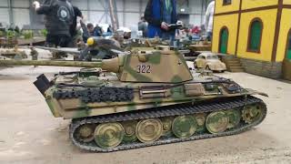 RC Panzer Action @ Modell Leben Modellbau Messe Erfurt 2024