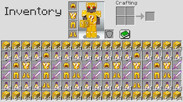 Minecraft UHC but with infinite lucky blocks..