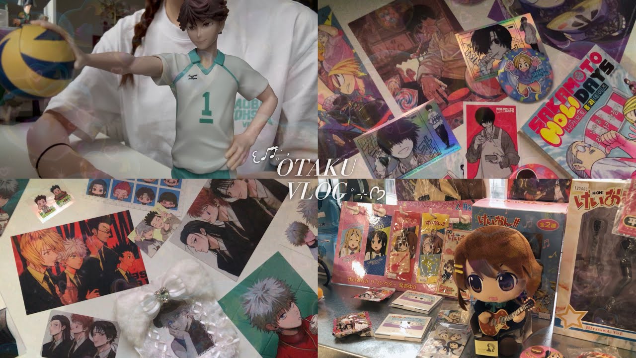 [오타쿠 브이로그] 나 꽤 오타쿠인데 .. 어쩔래 ?! ( ' ̫ - )‐☆ | 하이큐 • 헌터헌터 • 사카모토 데이즈 • 일상 브이로그 • 홍대 굿즈샵 • 랜덤깡 • 통판깡