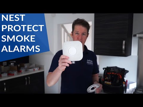 Electricians Day Installing Google Nest Protect Smoke Alarms