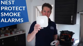 Electricians Day Installing Google Nest Protect Smoke Alarms