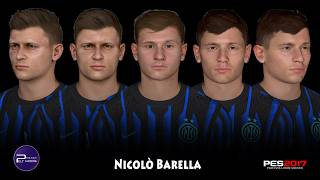 Nicolò Barella Face PES 2017