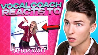 VOCAL COACH Reacts to Taylor Swift | BEST VOCALS | Belts, Acoustics & Falsetto