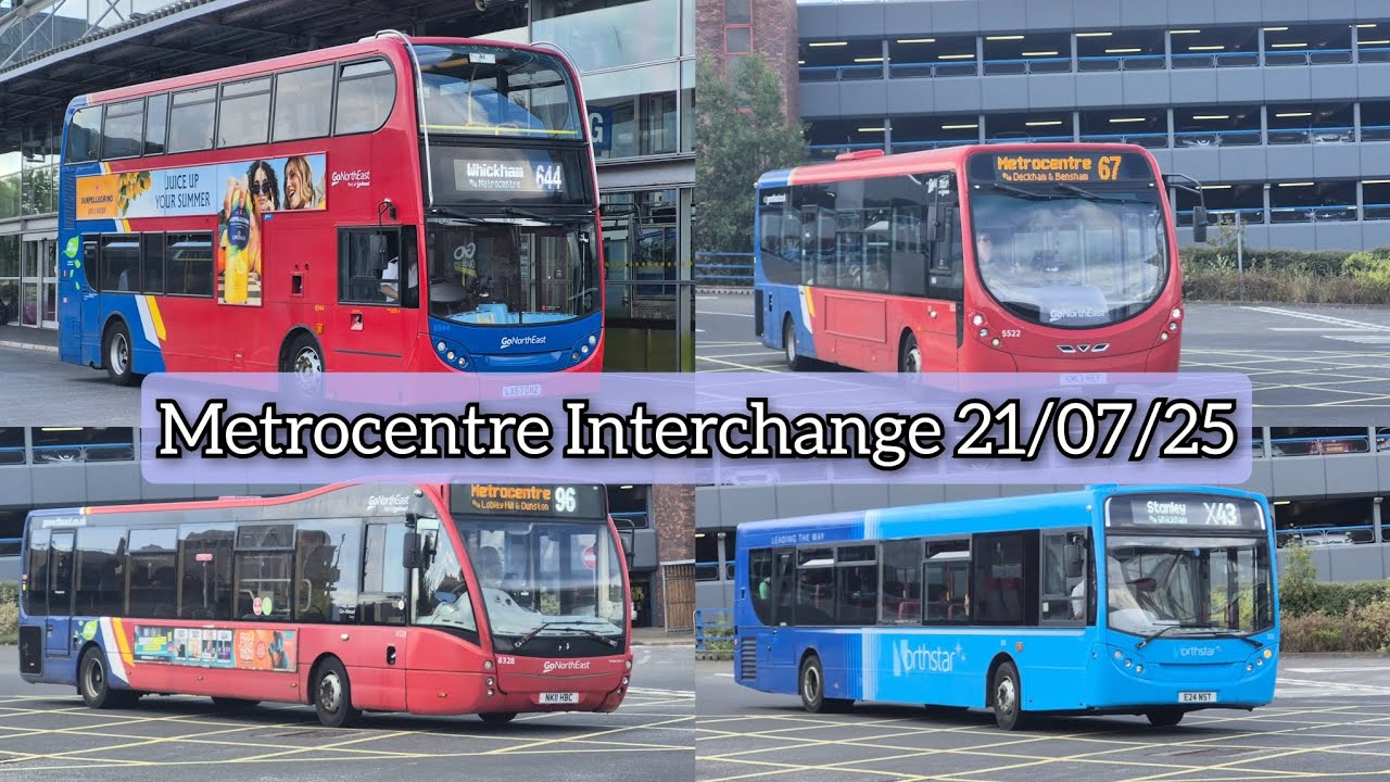 Buses at Metrocentre Interchange. | 21/07/25.
